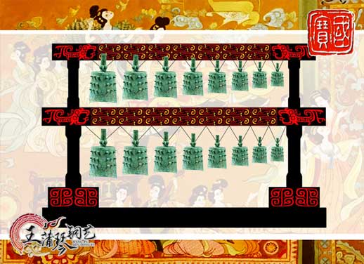 16件晉侯穌青銅編鐘，西周時(shí)期編鐘編磬