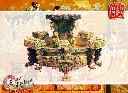 銅尊盤，曾侯乙尊盤，國寶級文物之一